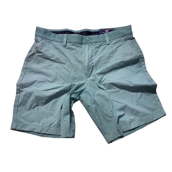 Vineyard Vines Men's Teal Shorts. Size 32. Quick dry w/ Mesh pockets.Beach.Water - Picture 4 of 5